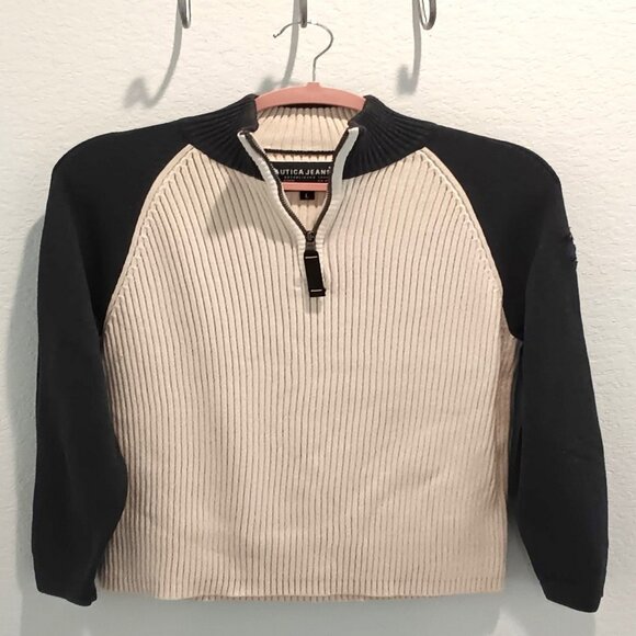 Nautica Jeans Co. men’s quarter-zip sweater - Picture 2 of 4